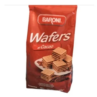 Balconi Wafer Baroni Cubi Cacao 400 Gr X12