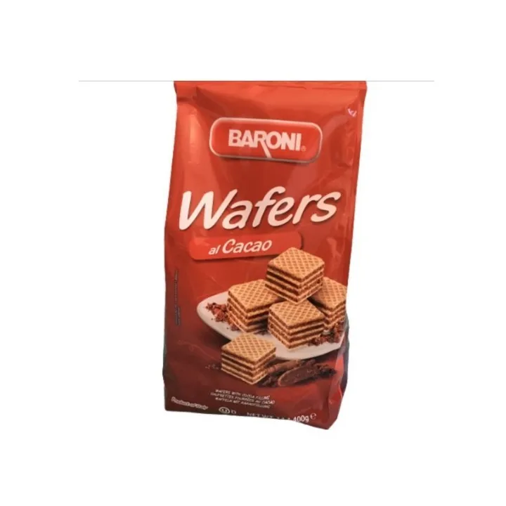 Balconi Wafer Baroni Cubi Cacao 400 Gr X12