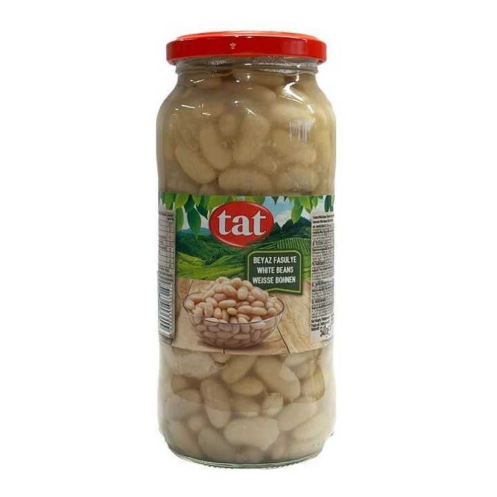 Tat Beyaz Fasulye Haslama Cam 540 Gr 12X1 12