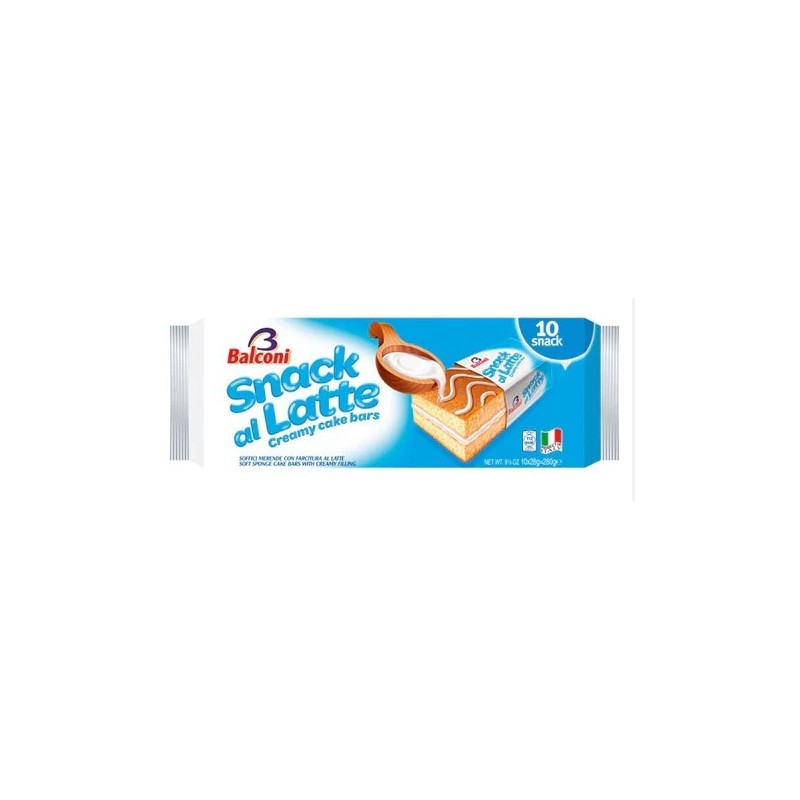 Balconi Snack Al Latte 15X10 280Gr Balconi