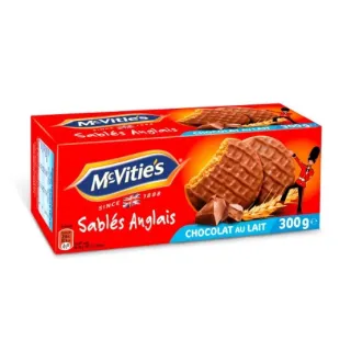 Bn Mc Vitie'S Sable Anglais Chocolat Au Lait 300Gx12
