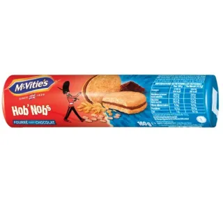 Bn Mc Vitie'S Hobnob'S Fourre Chocolat Roll 160Gx12 Stock3