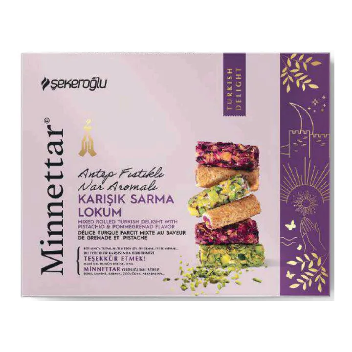 Minnettar Mix (Farcis Saveur Pistache Grenade) Sarma Lokum 300Grx12