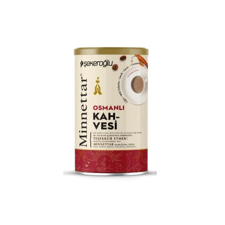 Minnettar Osmanli Kahvesi Teneke Kutu 200Grx12