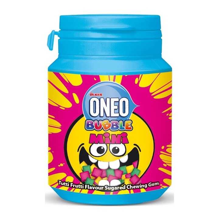 Oneo Bubble Mini Tutti Frutti Sekerli Sakiz 60Gx20