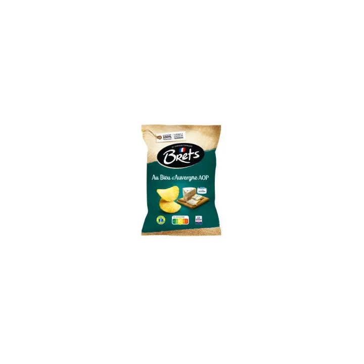 Chips Brets Bleu D'Auvergne Lot De10X125G
