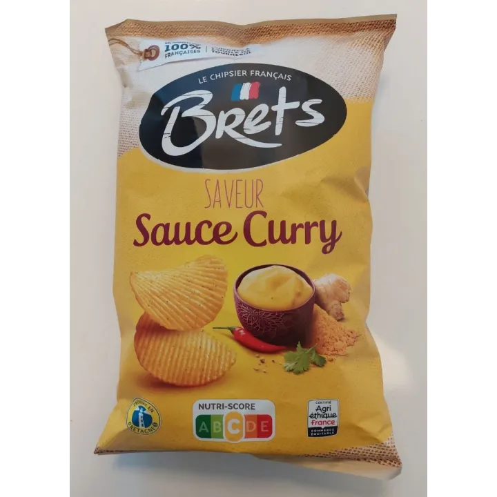 Chips Bretz Saveur Sauce Curry Lot De 10X125G