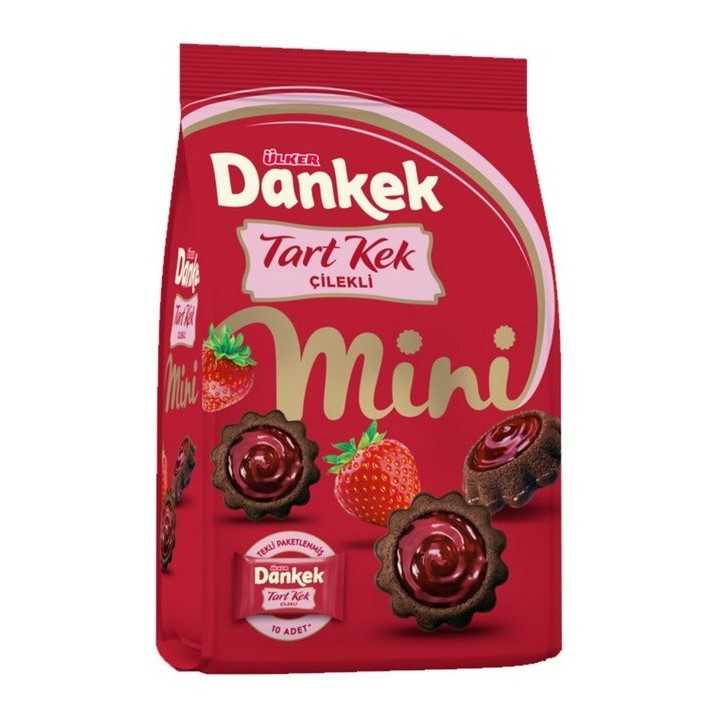 Dankek Tart Mini Cilekli Kek 150Gx10