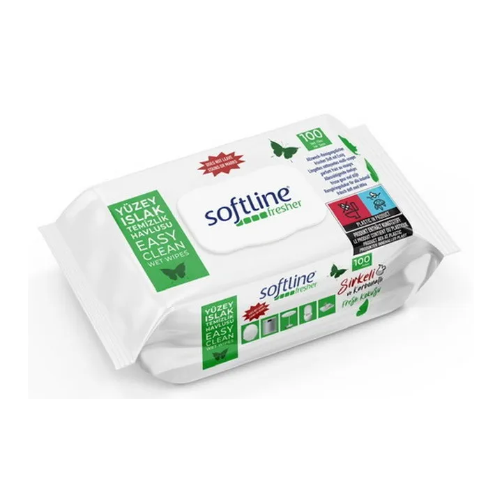 Softline Sirkeli Karbonatli Temizlik Havlusux100 (9X1)