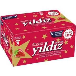 Yildiz Cilekli Sekersiz Sakiz 80Li 1,4G 15X1 15