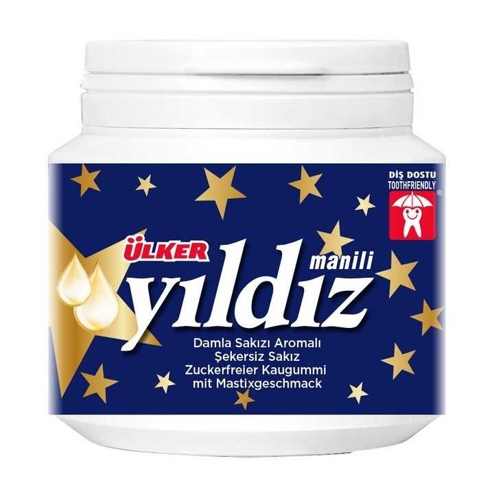Yildiz Damla Sekersiz Sakiz Jar 76G 12X1