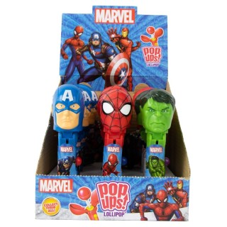Disney Marvel Mix Pop Ups Lollipop Mm 10G 12X1 Disney Marvel Mix Pop Ups Lollipop Mm 10G 12X1