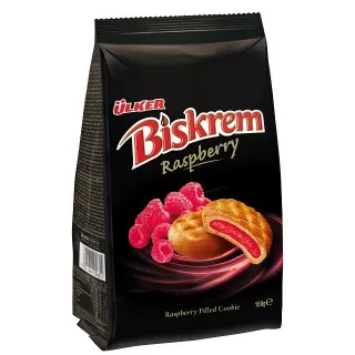 Biskrem Framboise Pochette 160G 12X1 12
