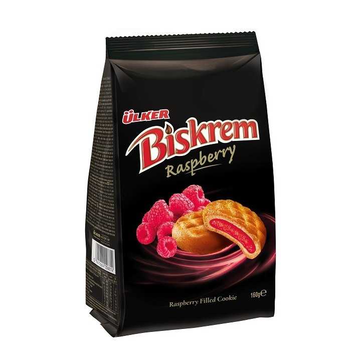 Biskrem Framboise Pochette 160G 12X1 12