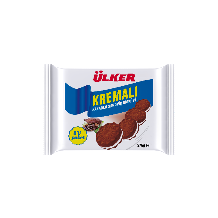 Ulker Kakao (Cacao) Kremali 8X61G 8X1 8