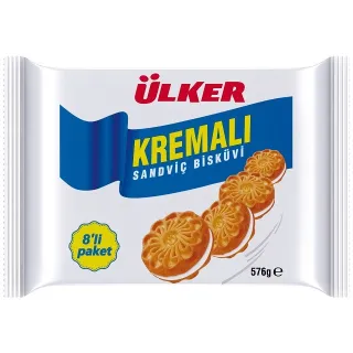 Ulker Vanilya Kremali Biskuvi 8Li 61G 8X1 8