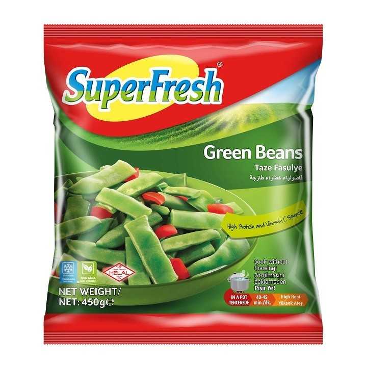 Sf Taze Fasulye (Haricots Plats) 450G 16X1 16  D
