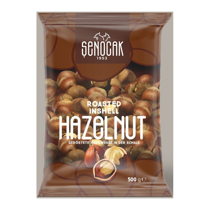 Senocak Kavrulmus Kabuklu Findik 500Gx12 Senocak Kavrulmus Kabuklu Findik 500Gx12