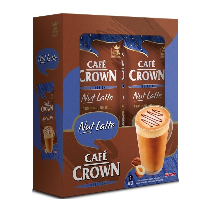 Cafe Crown Selection Findikli Latte 129G 24X1 24