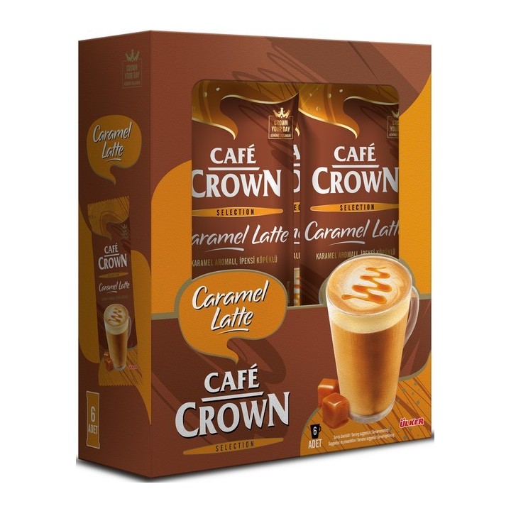Cafe Crown Selection Karamel Latte 129G 24X1 24