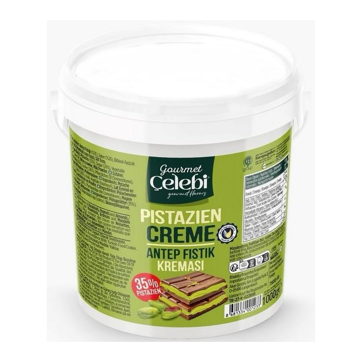 Creme De Pistaches 35% Gourmet Celebi 1Kg X4