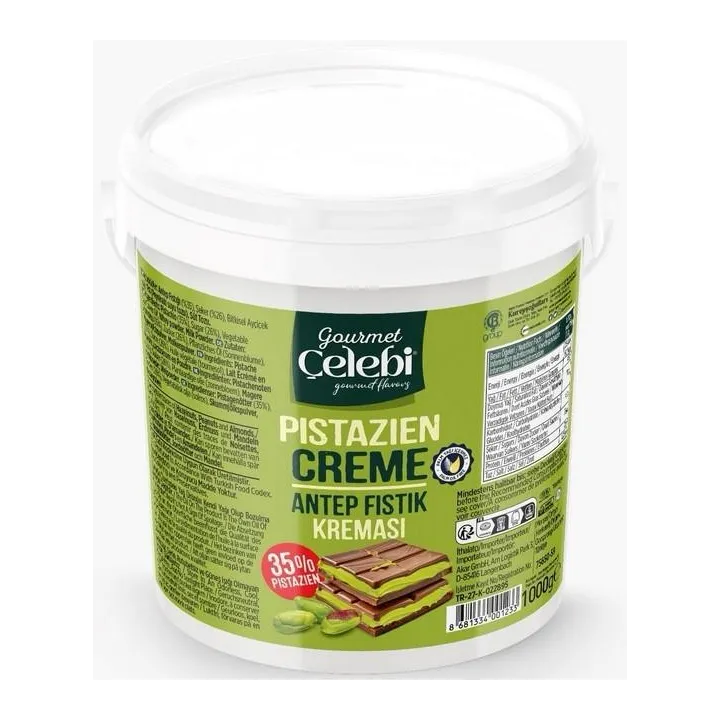 Creme De Pistaches 35% Gourmet Celebi 1Kg X4