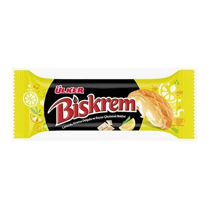 Biskrem Limon Kermali Beyaz Cik. Biskuvi 94,5G 18X1 18