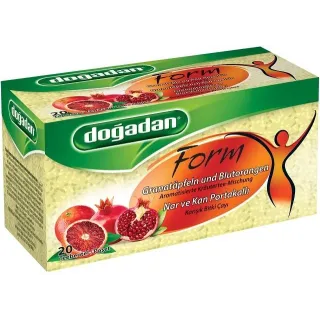 Infusion Minceur à la Grenade et à l’Orange Sanguine – Doğadan Form 12x20 | Tisane turque fruitée et antioxydante