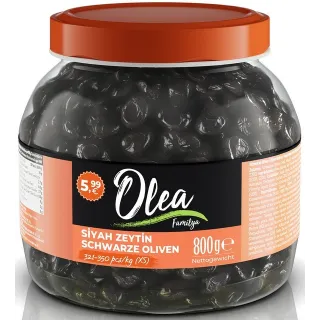 Olea Siyah Zeytin 321-350 Klb 800G 6X1 6