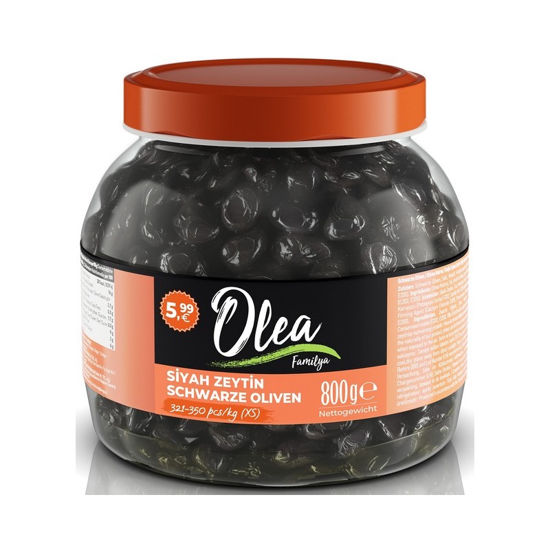 Olea Siyah Zeytin 321-350 Klb 800G 6X1 6 Olea Siyah Zeytin 321-350 Klb 800G 6X1 6