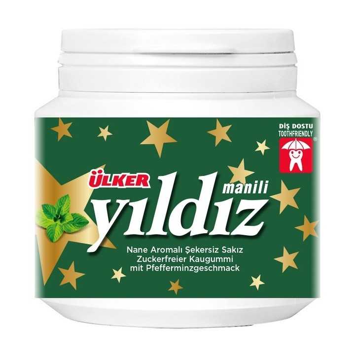 Yildiz Naneli Sekersiz Sakiz Jar 76G 12X1 12