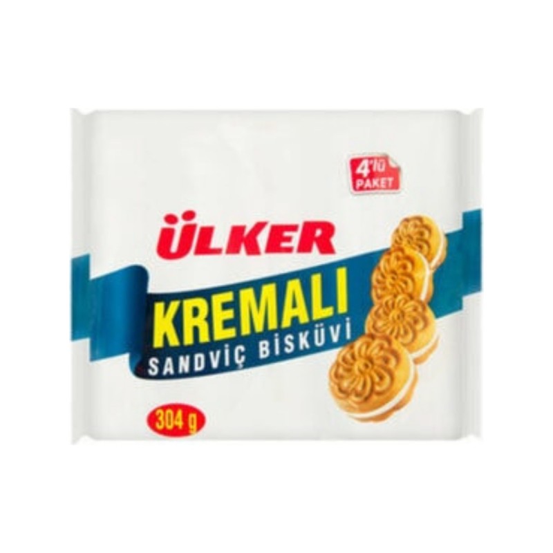 Ulker Banane Kremali Biscuit 4X72Gr X11 Ulker Banane Kremali Biscuit 4X72Gr X11