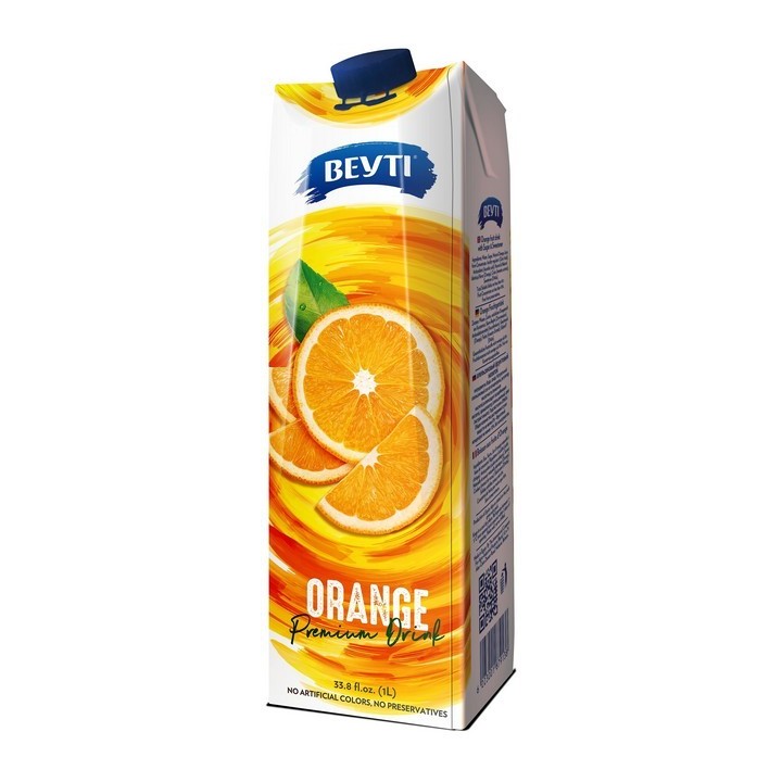 Beyti Portakal (Orange)  Meyveli Icecek 1 Lt.12X1 12