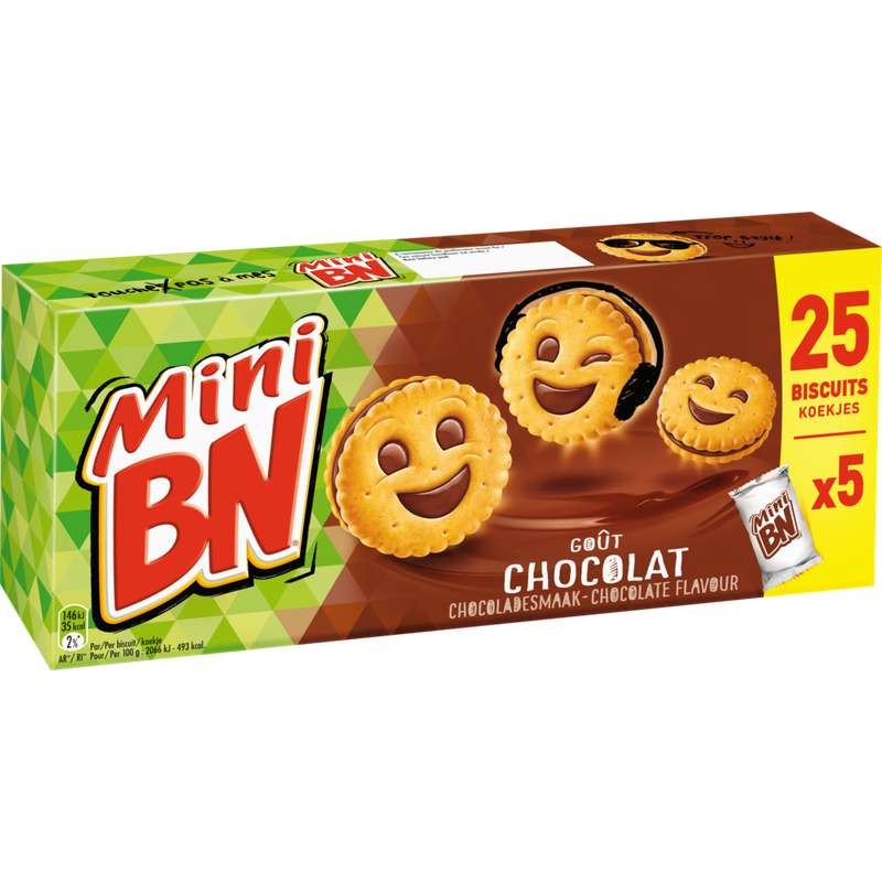 Bn Mini Gout Chocolat (5 Pochons) 175Gx16 Bn Mini Gout Chocolat (5 Pochons) 175Gx16