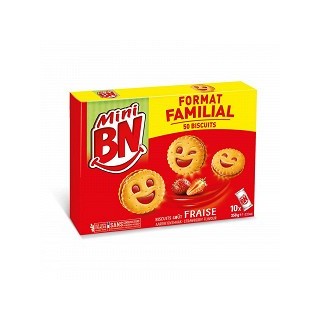 Bn Mini Gout Fraise Familial (10 Pochons) 350Gx8