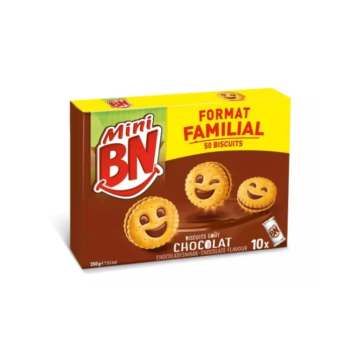Bn Mini Gout Chocolat Familial (10 Pochons) 350Gx8