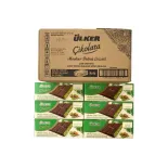 36 Chocolat Dubai Ulker - Tablette 93G Fourree Pistache & Kadaif - Lot De 36