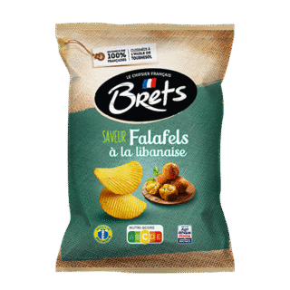 Chips Brets Saveur Falafels Liban Lot De 10X125G