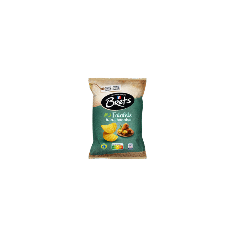Chips Brets Saveur Falafels Liban Lot De 10X125G Chips Brets Saveur Falafels Liban Lot De 10X125G