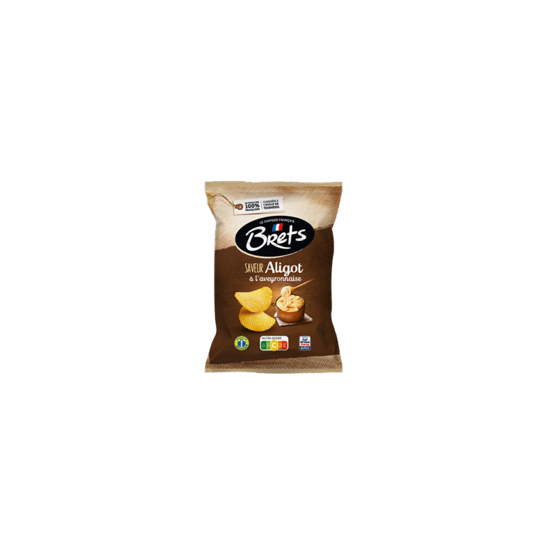 Chips Bretz Saveur Aligot Aveyron Lot De 10X125G Chips Bretz Saveur Aligot Aveyron Lot De 10X125G