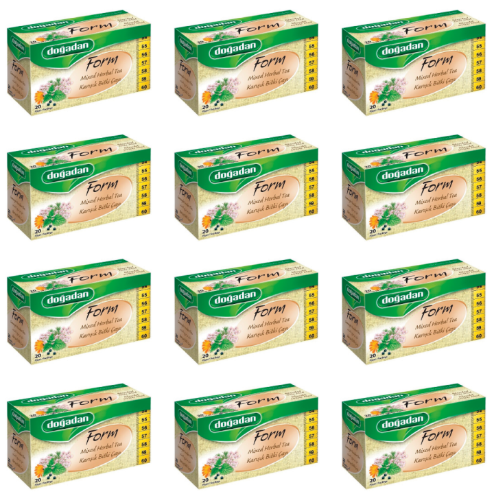 Infusion Bien-Être aux Plantes – Doğadan Form 12x20 | Tisane turque naturelle et équilibrante