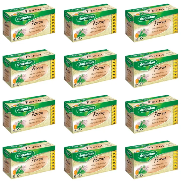 Infusion Bien-Être aux Plantes – Doğadan Form 12x20 | Tisane turque naturelle et équilibrante