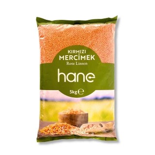 Hane Kirmizi Mercimek   Lentilles Corail Lot De 4 X 5Kg
