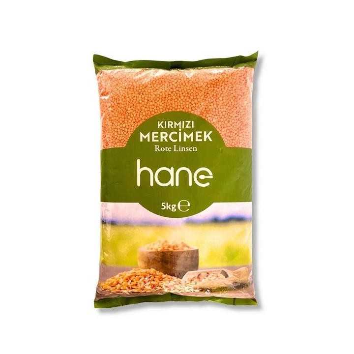 Hane Kirmizi Mercimek   Lentilles Corail Lot De 4 X 5Kg