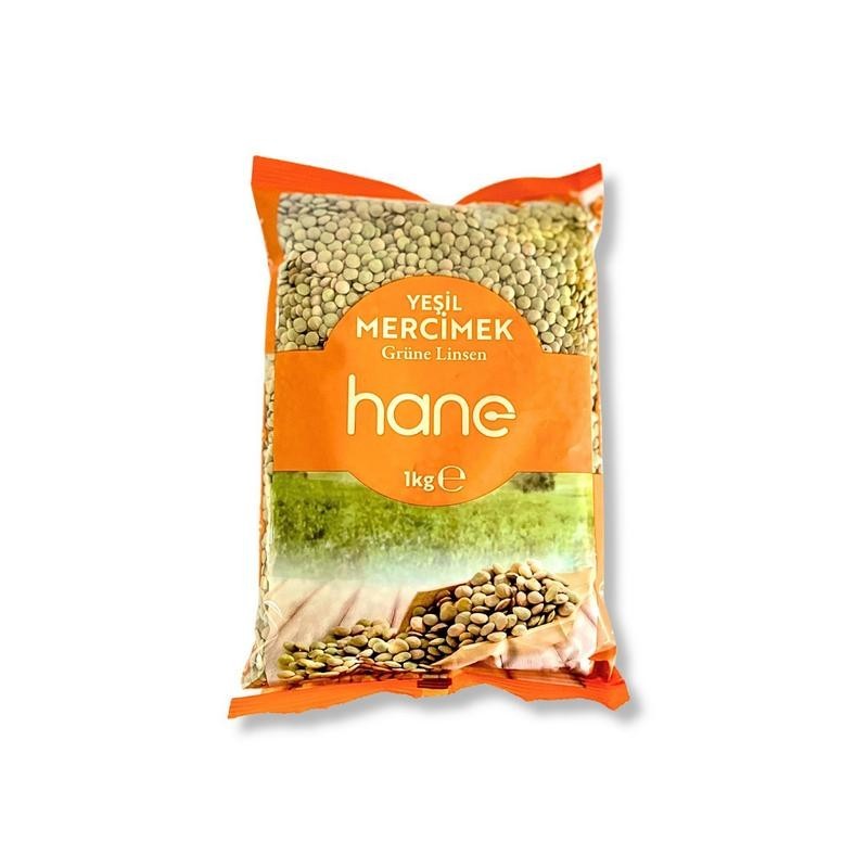 Hane Yesil Mercimek Lentilles Vertes Lot De 12 X1Kg Hane Yesil Mercimek Lentilles Vertes Lot De 12 X1Kg