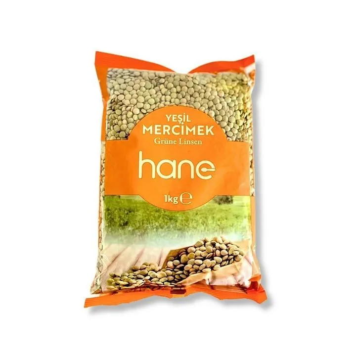 Hane Yesil Mercimek Lentilles Vertes Lot De 12 X1Kg
