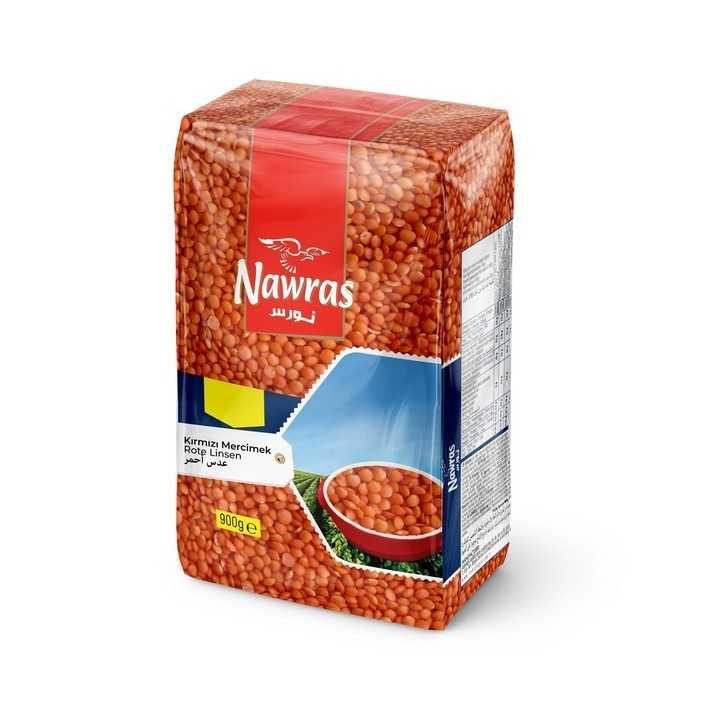 Nawras Kirmizi Mercimek   Lentilles Corail Lot De 10 X 900G
