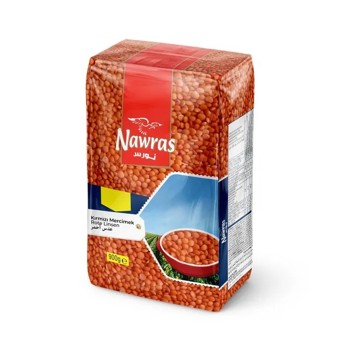 Nawras Kirmizi Mercimek Lentilles Corail Lot De 10 X 900G