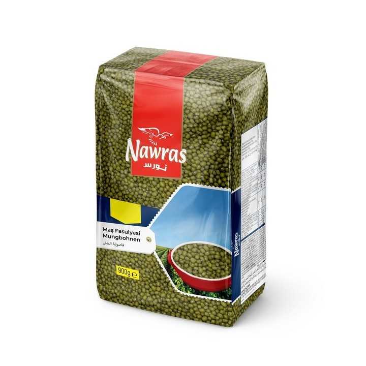 Nawras Mas Fasulyesi   Haricot Mungo Lot De 10 X 900G
