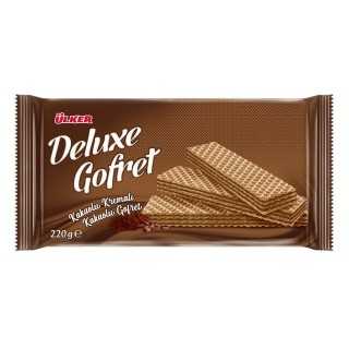 Ulker Deluxe Kakaolu Gofret 220Gr X10